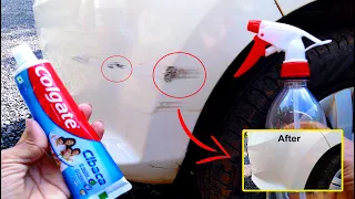 Easy Way To Remove Scratches From The Car at Home Using Toothpaste | Craft Village