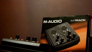 M-Audio M-Track 2-Channel Portable USB Audio and MIDI Interface | Overview