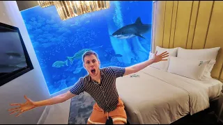 I Stayed In A $15,000 Per Night Hotel Room! (Underwater Suite)