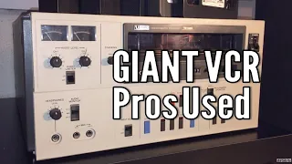 Sony Pro U-Matic Mega VCR and Movie Preview Tapes