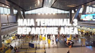 MNL: NAIA Terminal-3 Departure Area Post-Holiday Situation | Pasay City, Philippines (April 2023)