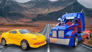 Mencari Mainan Mobil-Mobilan Transformers, Optimus Prime Car, Bumblebee Cars Eps 01