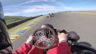 450cc Go Kart on the track.