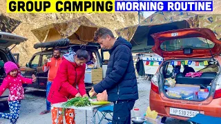 Vlog 251 | Family group camping with @Ghumakkadbugz and @befikraoverlander 🏕️ Rooftop tent in alto