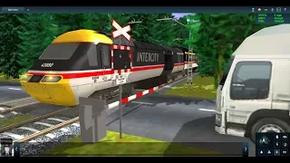 My New BR Class 43 Horn For Trainz / James Hits Car At Level Crossing