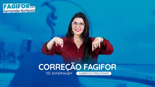 Correção de Prova FAGIFOR - Gabarito extraoficial - Técnico em Enfermagem - versão B