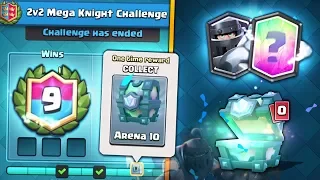 NEW LEGENDARY CHEST MEGA KNIGHT CHALLENGE! | Clash Royale | OPENING ALL 2v2 MEGA KNIGHT REWARDS!