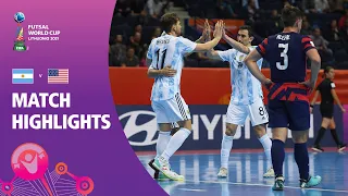 Argentina v USA | FIFA Futsal World Cup 2021 | Match Highlights