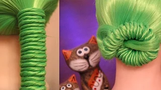 Круглая коса из жгутов | Авторские причёски | Лена Роговая | Hairstyles by REM | Copyright ©
