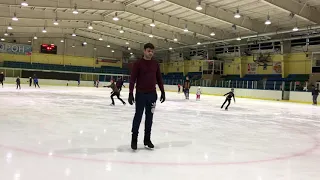 УРОКИ ПО ФИГУРНОМУ КАТАНИЮ №6. Как делать винт, вращение (Ice skating tutorial №6. Upright spin)