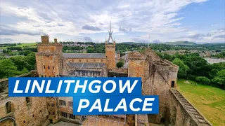 Inside LINLITHGOW PALACE - Is It Worth The Money? - Scotland Walking Tour | 4K | 60FPS