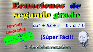Ecuaciones de SEGUNDO GRADO COMPLETAS ✅ Fórmula General – Bhaskara ✅ Ecuación de segundo grado ✏️