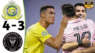 Al nassr vs Inter miami 🔥 Ronaldo vs Messi 4-3 😰Highlights - All goals 2024 RONALDO 🔥