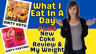 What I Eat In A Day | Keto & Fasting | My Current Weight😮