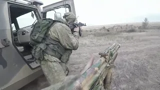 Russian Special Forces Simulate Raid On Enemy Command Post Behind Enemy Lines