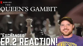 The Queen's Gambit Episode 2 Reaction! - "Exchanges"