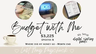 Budget with Me $3,225 || May. No. 2 Paycheck || Digital Budget || Debt Free Journey || Bi-Weekly