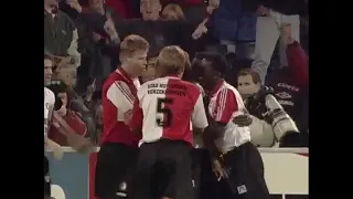 Henrik Larsson (Feyenoord) - 22/10/1995 - Feyenoord 2x4 Ajax - 1 gol