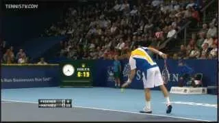 2012Swiss Indoors Basel SF R.Federer v P. Mathieu set1