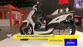 2022 Sym Symphony Cargo 125 Walkaround EICMA 2021 Milan