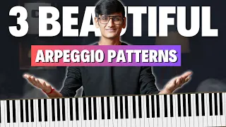 3 beautiful Piano Arpeggio Pattern – Beginner piano lesson