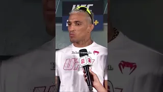 Charles Oliveira EXPLICA que houve o Corte de Peso do UFC 274