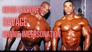 Kevin Levrone Impersonates Ronnie Coleman (Alcohol Story)