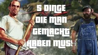 5 DINGE, DIE MAN IN GTA 5 GEMACHT HABEN MUSST | GTA 5 ONLINE | TOP 5 | GERMAN | Ju LeX