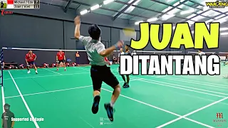 RAJA TARKAM JUAN / ALWI Ditantang Tarung Bebas Badminton VS Rising Star Tarkam❗