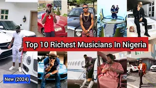 2024▪️TOP 10 RICHEST MUSICIANS IN NIGERIA.. NETWORTH & CARS 2024.
