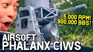 Airsoft Phalanx CIWS (Most Insane Airsoft Gun I've Ever Seen)