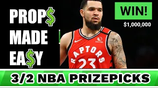 3/2/23 NBA PRIZEPICKS PLAYER PROP PICKS / PROPS MADE EASY