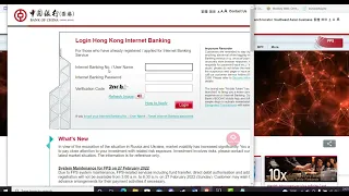 Bank of China Hong Kong Login | Sign In Online Banking | BOCHK Login
