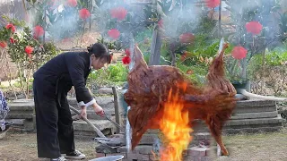 【二米炊烟】Roasted Whole Lamb For Chinese New Year 烤一隻山羊，喜氣洋洋過新年