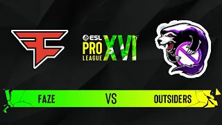 FaZe vs. Outsiders - Map 3 [Inferno] - ESL Pro League Season 16 - Group B