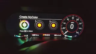 2018 Mustang GT Premium LCD cluster Performance Pack Overview