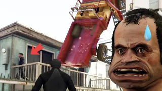 Why is it always Franklin who dies?！#3 In traffic at a speed of 9999999! - GTA5
