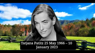 Tatjana Patitz German-born supermodel Dead at 56