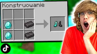 TESTUJĘ VIRALOWE TIK TOKI Z MINECRAFT