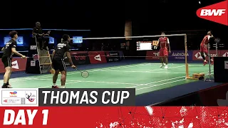 BWF Thomas Cup Finals 2022 | Indonesia vs. Singapore | Group A