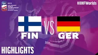 Finland vs. Germany - Game Highlights - #IIHFWorlds 2019