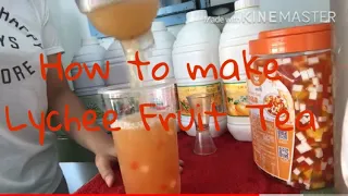 Lychee Fruit Tea | My own Business | Chivory Milktea