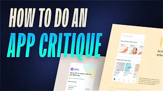 App Critique Round: How to CRITIQUE Apps - Critiquing Urban Company.
