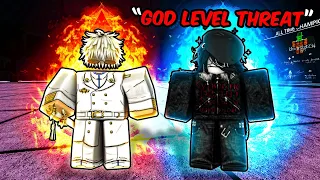 Destroying Kids in 2v2 With A GOD LEVEL THREAT...(Roblox The Strongest Battlegrounds)