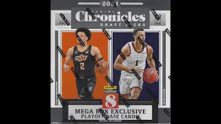 2021/22 Panini Chronicles Draft Picks Basketball Mega Box Break