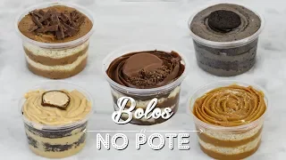 5 RECEITAS DELICIOSAS DE BOLOS NO POTE | FAÇA E VENDA | Gabriel Freitas |