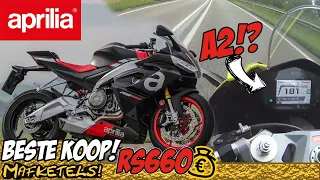 EERSTE REACTIE - APRILIA RS 660 2022 BESTE KOOP A2 MOTOR OOIT!?