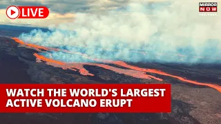 Hawaii Volcanic Eruption Live : Mauna Loa Erupts for the First Time in 40 Years, Triggers Warnings