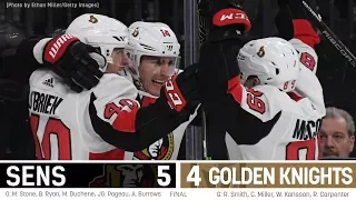 Sens vs. Golden Knights - Players Post-game