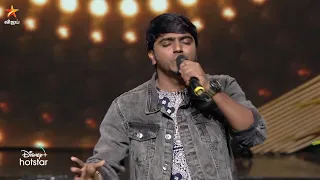 Ella pugazhum oruvan oruvanukae..Song by #Prasanna 🥁 | Semi Final | Super Singer Season 9